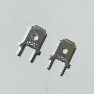 焊接端子1000只 0.8厚 6.3双脚插片线路板端子 PCB焊板焊片