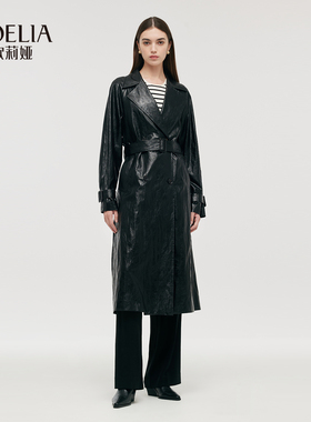 歌莉娅秋季新品时尚大廓形风衣1C9C6E800