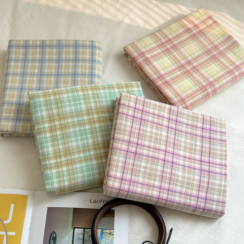 2025新款纯棉100床单单件 全棉水洗棉宿舍单人学生被单两三件套夏