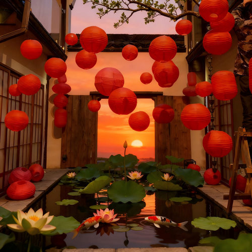 Red Lantern New Year Decoration New Year Lantern Decoration Pendant New Year Decoration Atmosphere Decoration Wedding R