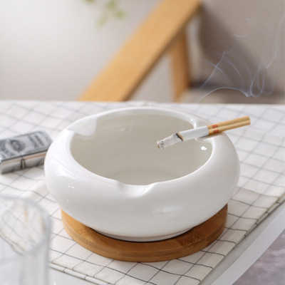 Supply ceramic ashtrays, large windproof decorations for living rooms, smoke extinguishers for home use, creative desig