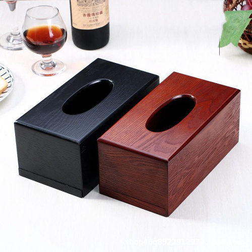 Creative home products, wooden tissue boxes, toilet paper boxes, hotel restaurant specific napkin boxes