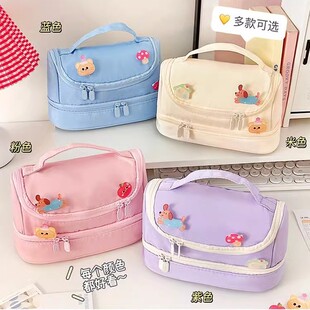 Pencil case for junior high school girls and elementary school students with high aesthetic value, portable pencil case
