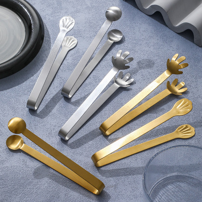 Nordic stainless steel sugar clip, ice cube clip, snack, coffee cube sugar clip, cute little clip, lemon slice clip, to