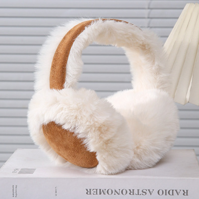 Maillard ear cushions for men and women, plush winter warmth ear bags, anti freezing ear protectors, foldable ear warme