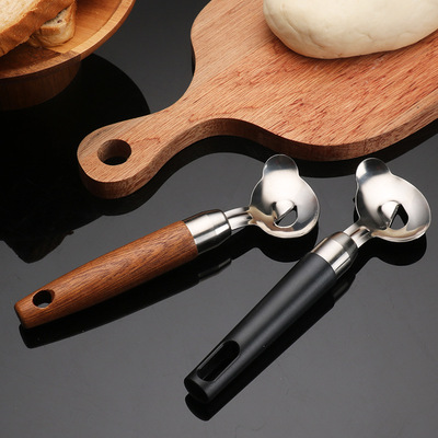304 stainless steel wood handle Daoxiao Noodles multi-purpose cutting surface cutter household Daoxiao Noodles cutter c