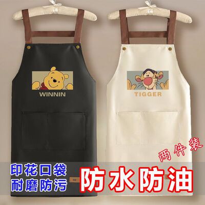 Winnie's waterproof and oil resistant apron for home kitchen cooking, adult waist wrap, catering, with special logo pri