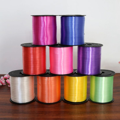 500 size ribbon plain smooth ribbon balloon decoration ribbon balloon tie rope festival supplies ribbon