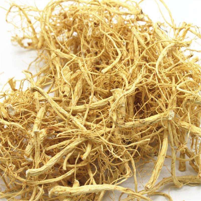 长白山人参须 六年根生晒 参须 人参须材 白参须250g磨人参粉