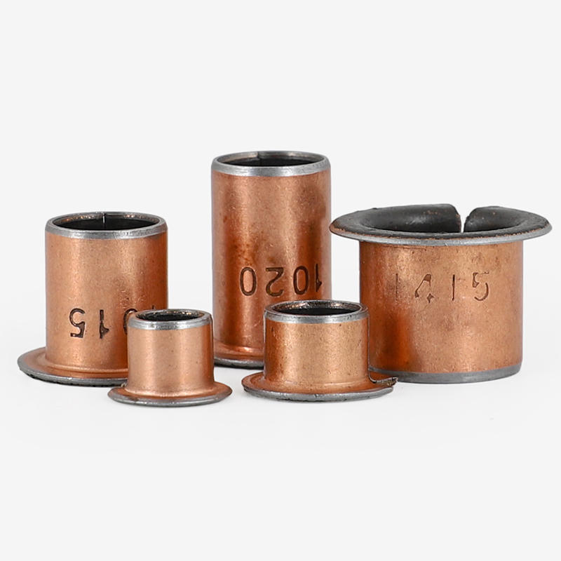 SF-1F翻边无油自润轴承衬套复合套铜套内径6/F8/10/12/14/16/18/4