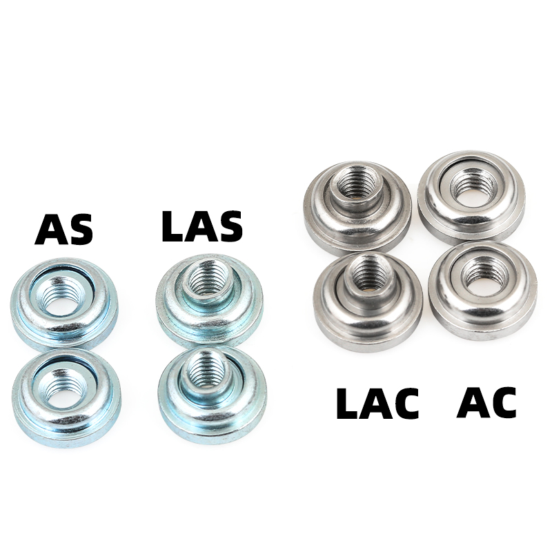 304不锈钢浮动压铆j螺母自锁镀锌浮动螺母AS LAS AC LAC -M3M4M5M