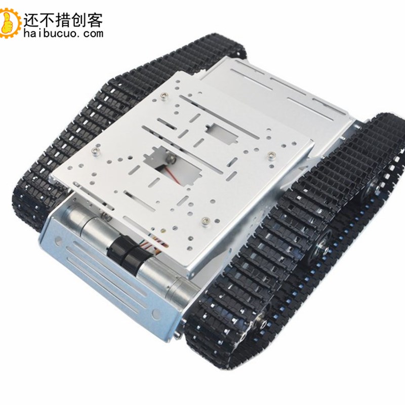 新品YP100坦克底盘履带金属机器人智能小车越野开发平台