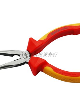锴达绝缘尖嘴钳6寸耐高压1000V电工钳断线钳尖口钳尖咀钳KT19516