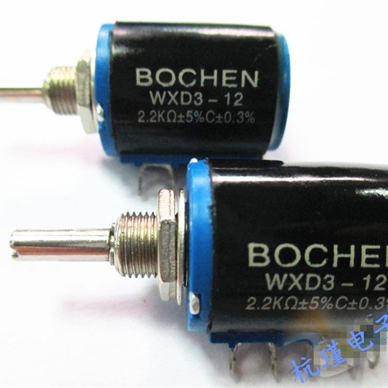 全新WXD3-12 1K 2.2k 3.3k 4.7K 10K 22k 精密多圈线绕电位器 5圈