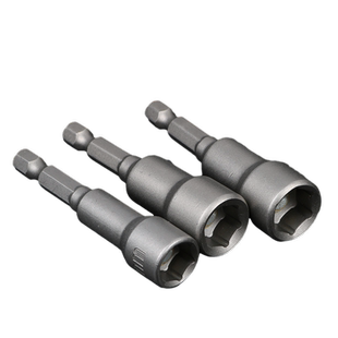 东成电动强磁套筒磁性风批头子电钻彩钢瓦钻尾自攻螺丝钉六角套筒