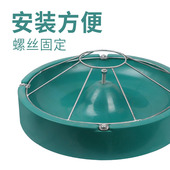 小猪仔猪补料槽复合料槽圆形固定产床料槽壁挂保育料槽养殖设备