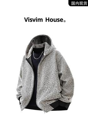 【品牌现货退出】Visvim Wings春秋季新款小香味男士百搭连帽夹克