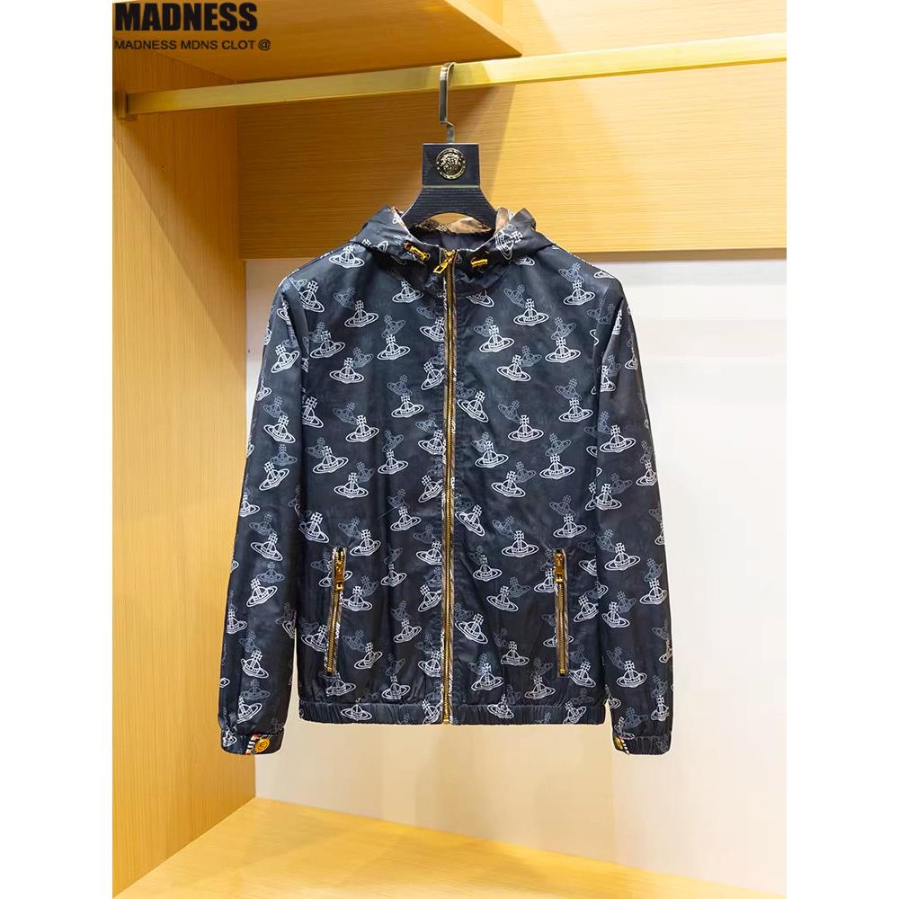 Madness Mdns Clot 2026春季新款潮薄款修身夹克男士帅气花色外套