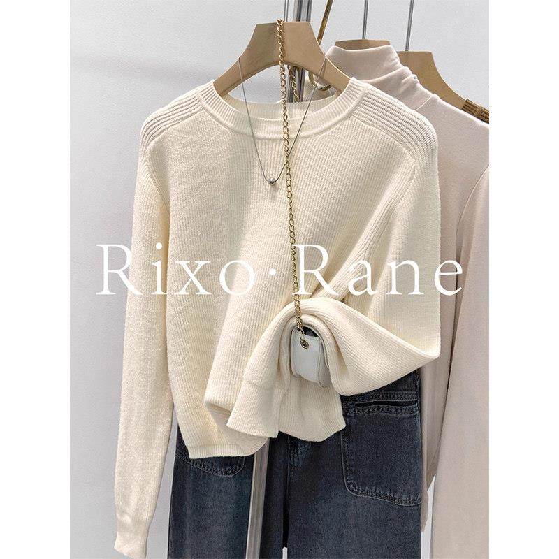 法国Rixo Rane 精致美丽?法式软糯圆领毛衣针织打底衫套头上衣女,女装/女士精品,大码内搭,淘宝优惠券,粉丝福利购,淘宝优惠卷