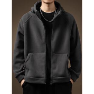 it Afternnaths潮牌！连帽卫衣外套男款宽松拉炼卫衣秋季休闲百搭