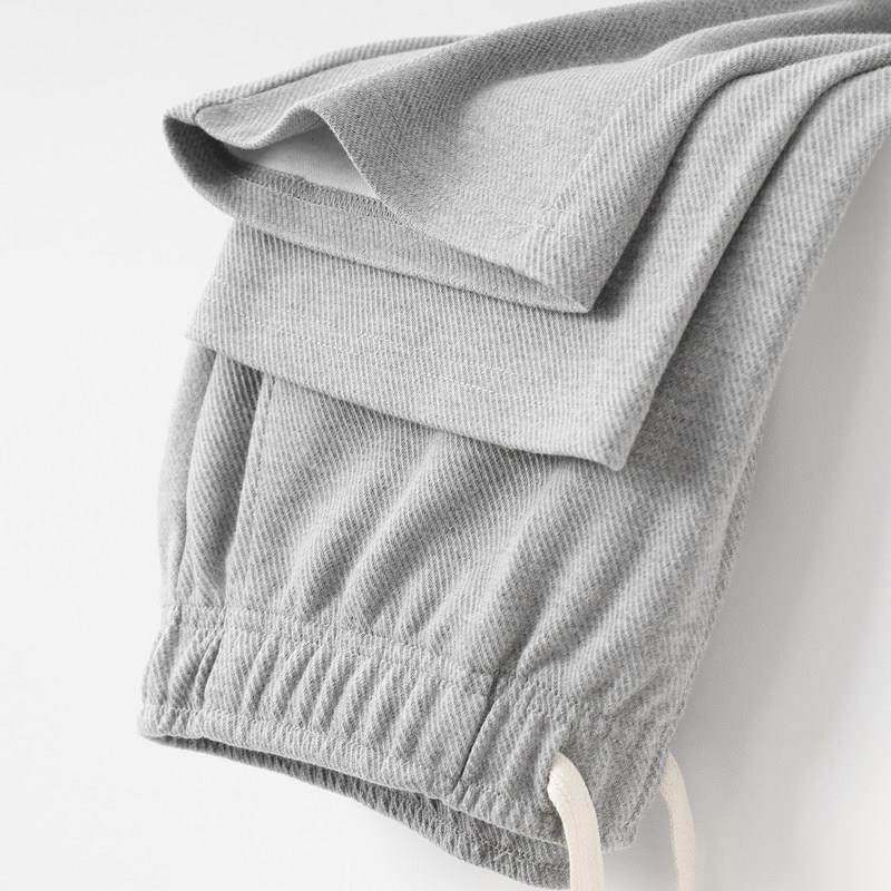 休闲宽松斜纹直筒裤男2025秋冬季纯色百搭运动裤垂感耐磨系绳长裤,男装,休闲裤,淘宝优惠券,粉丝福利购,淘宝优惠卷