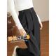 黑色窄版 加长高腰显瘦垂感休闲直筒阔腿裤 西装 女春秋新款 子 裤 法式