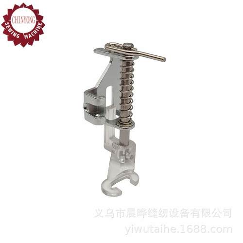 适用于JANOME真善美家用缝纫机自由绣花压脚高柄刺绣压脚4021HPOT