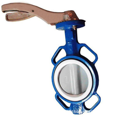 供应四氟对夹蝶阀D7A1F-10/Butterfly Valve,4 standard美标蝶阀