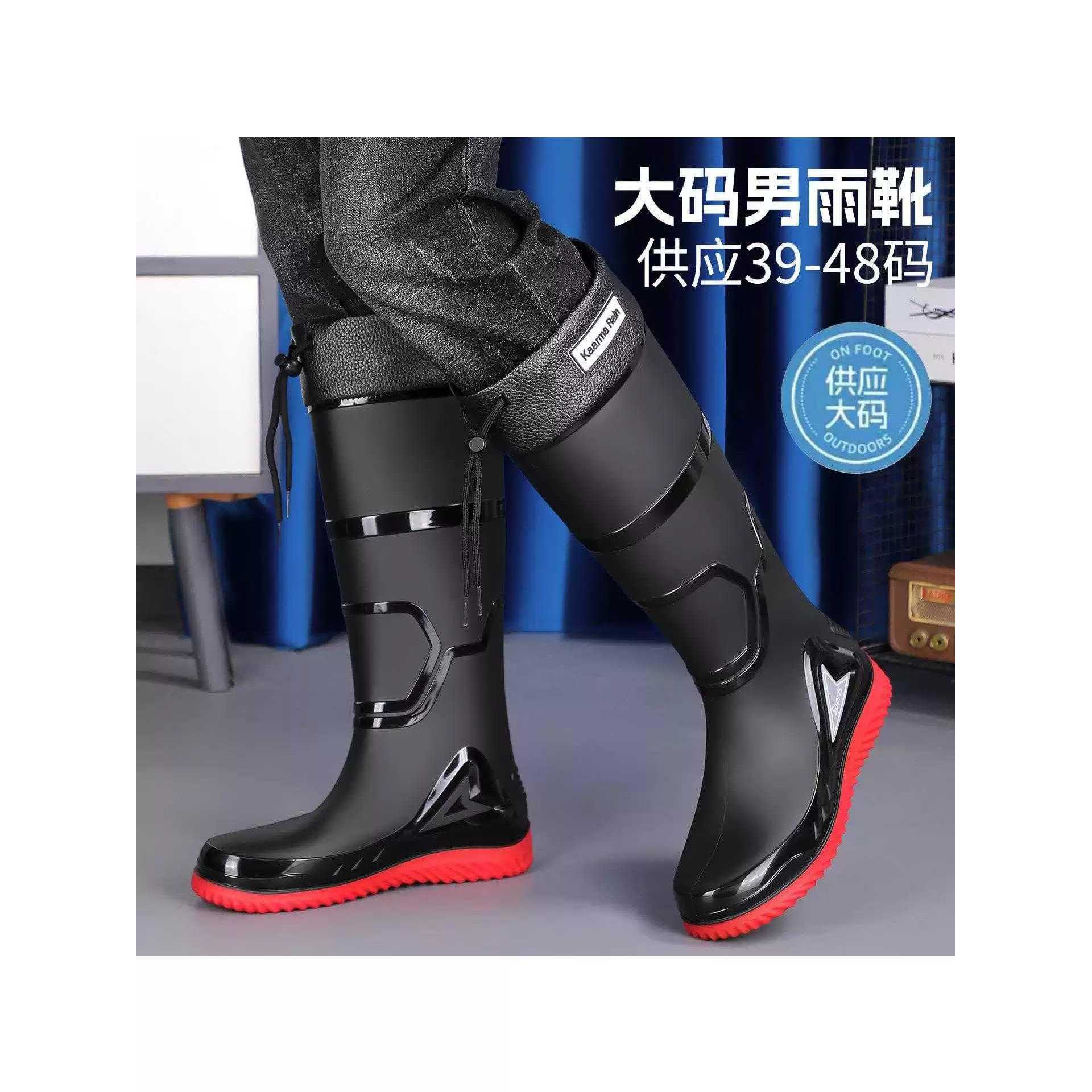 德国防蛇水鞋不累脚钓鱼专用雨鞋
