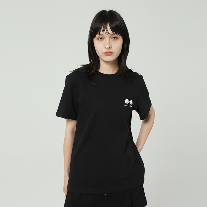 纯色重磅短袖纯棉T恤男女同款