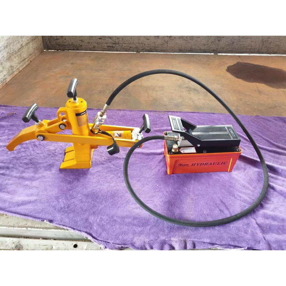 铲车扒胎器拆铲车轮胎工具装载机压胎神器气动大货车扒胎机压胎机