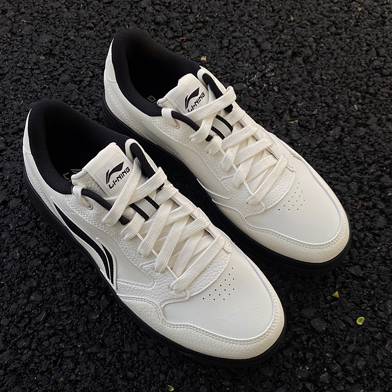 LiNing李宁 天迹 Soft 百搭舒适厚底增高小白鞋防滑减震耐磨板鞋,运动鞋new,板鞋,淘宝优惠券,粉丝福利购,淘宝优惠卷