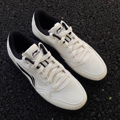 LiNing李宁 天迹 Soft 百搭舒适厚底增高小白鞋防滑减震耐磨板鞋