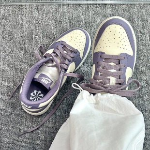 Nature Next 低帮 板鞋 紫白 Nike 女款 Dunk