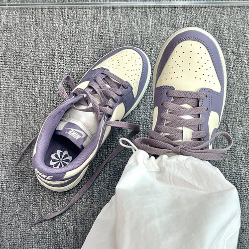 Nike Dunk Next Nature 低帮 板鞋 女款 紫白