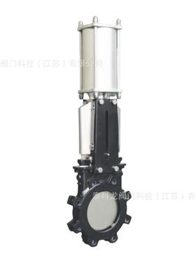 美标class150LB 球墨铸铁 不锈钢 碳钢 气动全凸耳式刀闸阀