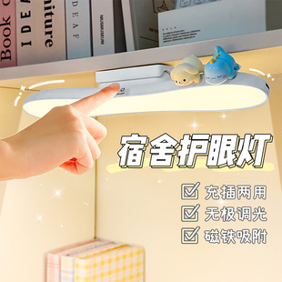 台灯宿舍大学生护眼学习专用床上防近视长续航充电书桌磁吸酷毙灯