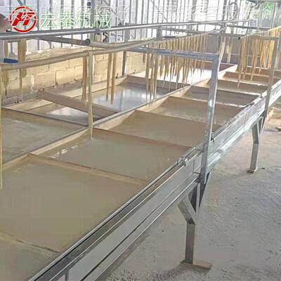 竹半自动家用腐生产线 豆油型成设备 不锈钢手工NSR接皮腐竹皮机