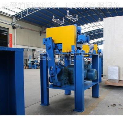 铜棒水连立铸式四平AOZ轴引机 黄铜棒管六角棒牵引铸机