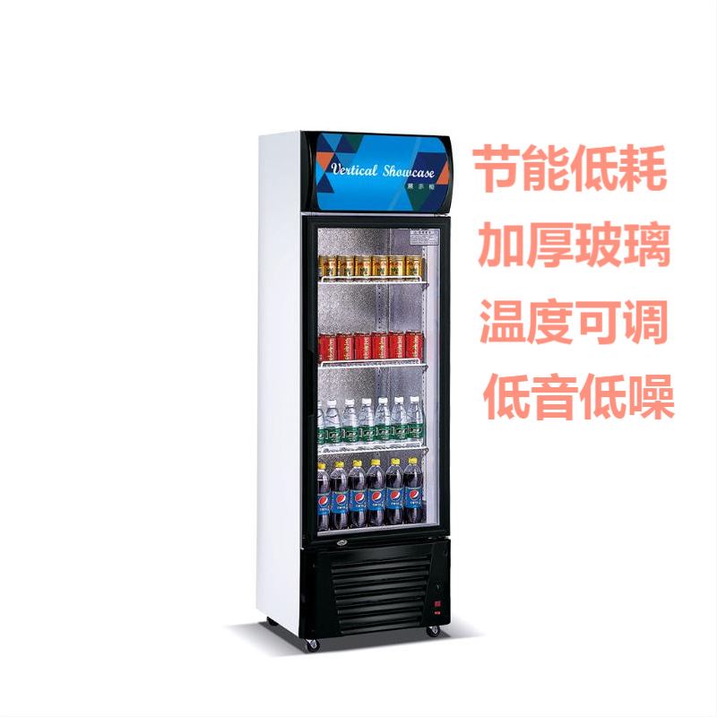 单门立式家用商用饮料冰箱，带玻璃门厂家直销