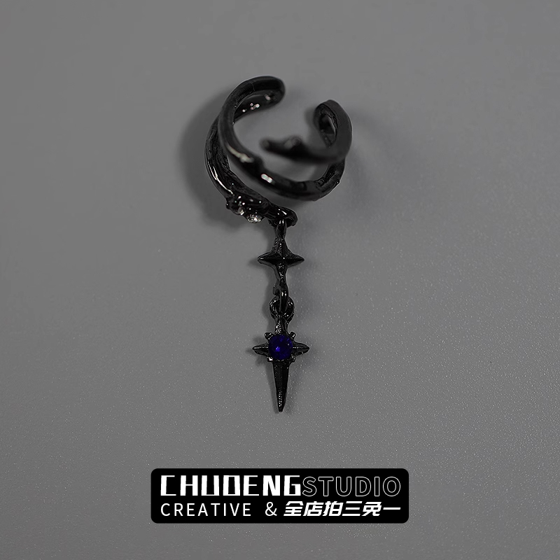 无聊了戴个被荆棘束缚耳夹