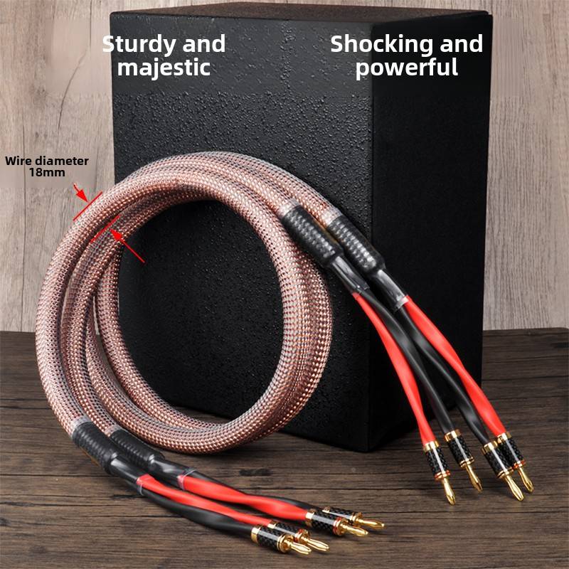 晶铜高真发扬声器19682热单扬电缆保.42放S通用香物声蕉电M头器Av