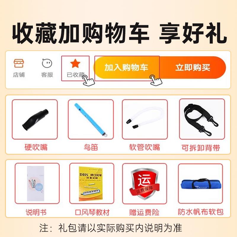 口堂HGV学风琴3成2键3课中7键专初业学演奏小生儿童人教学口吹管