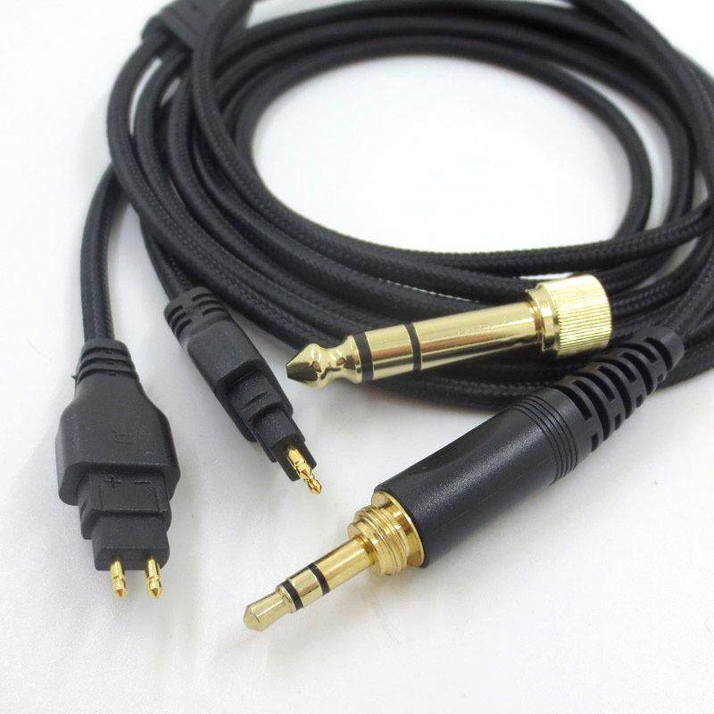 工厂适用于森海HD580 HD600 HD650 HD660S头戴式耳机音频线材