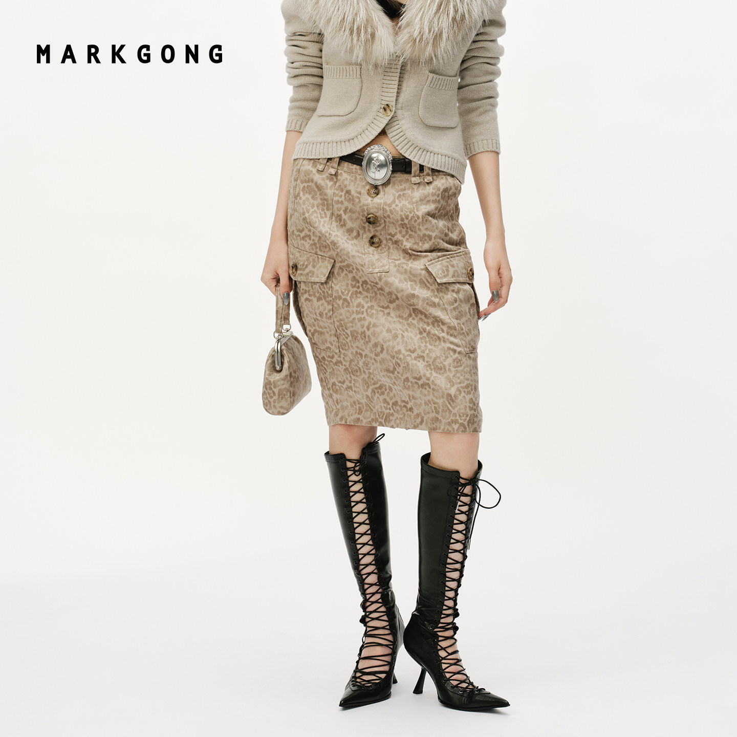MARKGONG工装半裙图片