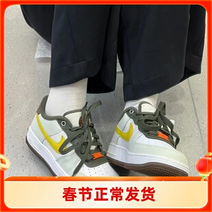 耐克/Nike Air Force 1  芥末黄女子空军休闲运动板鞋 FV3647-171