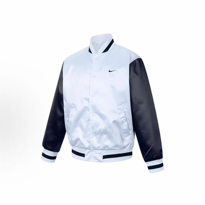 NIKE/耐克 Therma 拼色设计休闲简约长袖浅蓝色棒球服 FZ0663-043