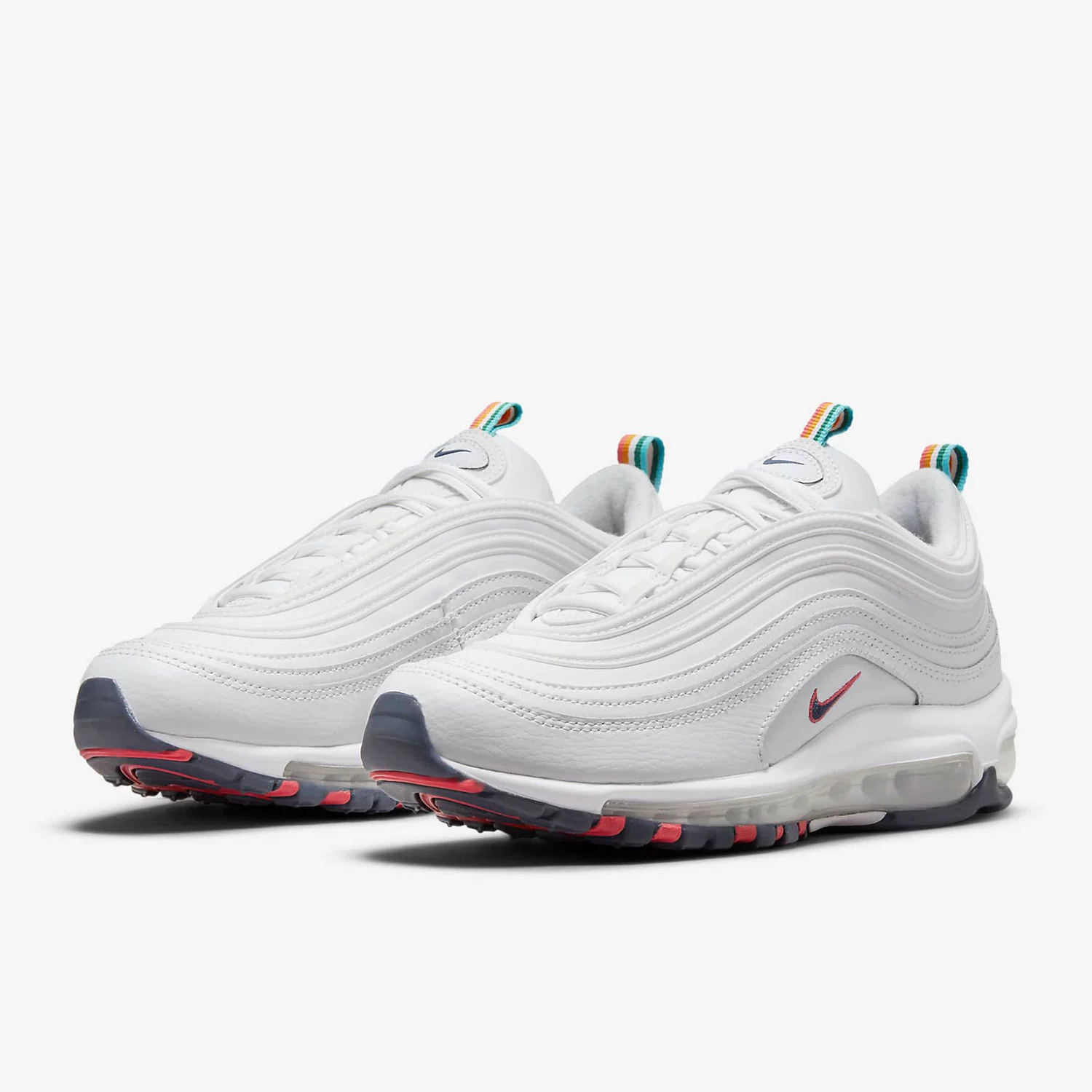 Nike Air Max 97 白色 网面气垫缓震休闲运动跑步鞋女 DH1592-100