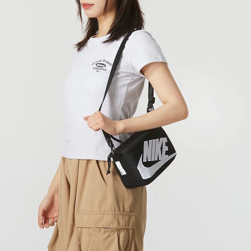 Nike/耐克 正品2024新款男女同款时尚鞋盒式斜挎包FN3059-010