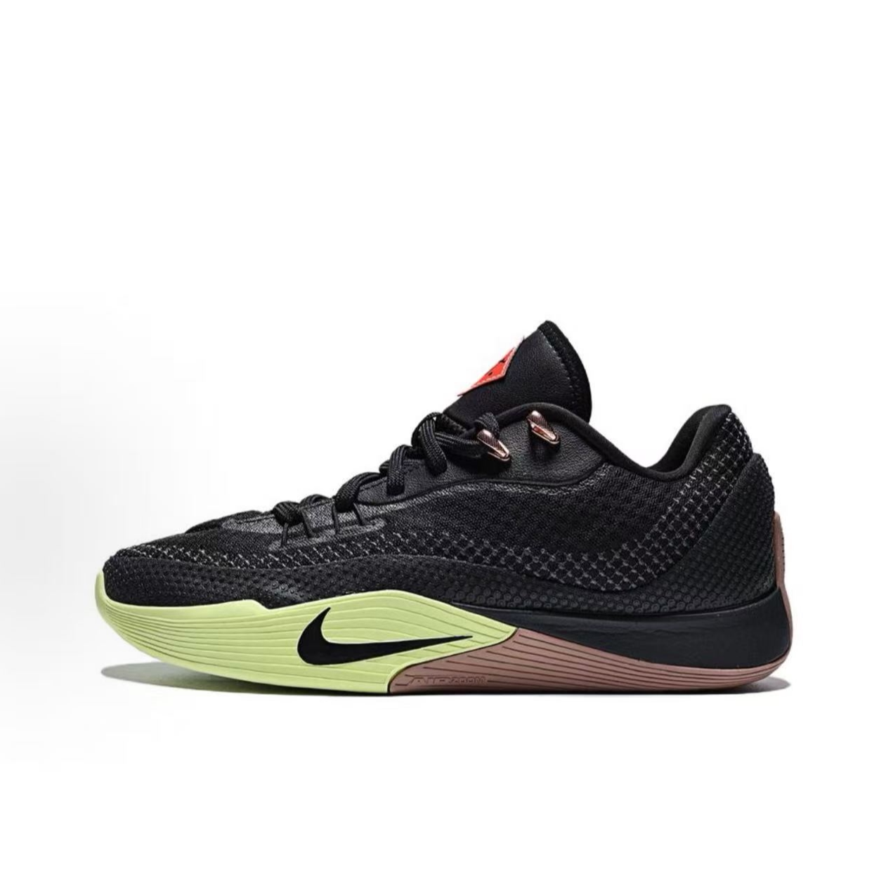 Nike耐克 S.T. Flare 耐磨透气男款低帮黑绿篮球鞋 HF0232-004